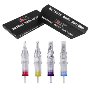 OEM Premium Transparent Soft Membrane Hurricane HRK Tattoo Needle Cartridges