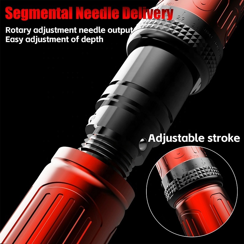 MO Armor Adjustable Stroke Wireless Tattoo Pen Machine Cartridges Permanent Makeup tattoo Pen