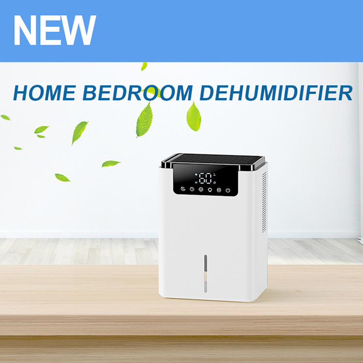 crawl space home desiccant dehumidifier and air purifier 2.5L large air inlet touch panel