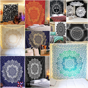 Professional Factory Digital Printed hippie bohemian mandala Tapestry for Wall