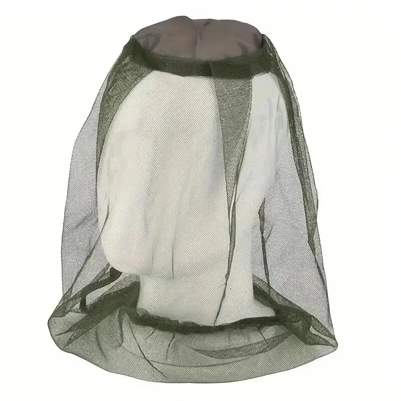 Outdoor Fishing Cap Anti Mosquito Insect Garden Beekeeping Hat Camping Bug Mesh Head Net Face Protector Hats Fishing Cap Nets