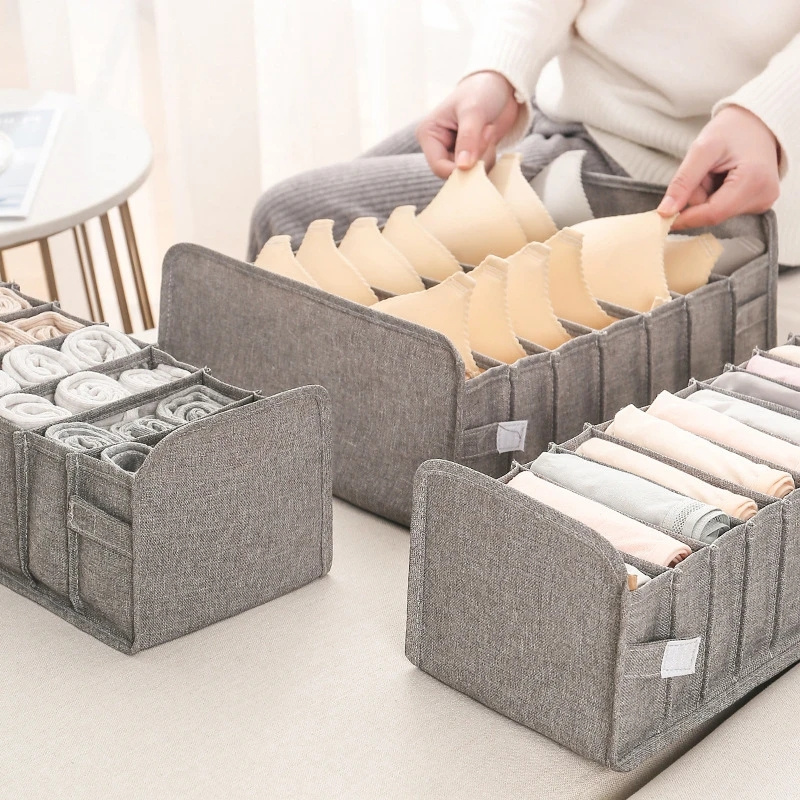 Closet Organizer Storage Box Underwear Socks Home Cabinet Divider Storage Organizer for clothes Foldable Drawer Organizer Home