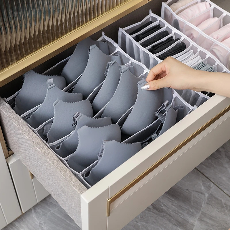 Closet Organizer Storage Box Underwear Socks Home Cabinet Divider Storage Organizer for clothes Foldable Drawer Organizer Home