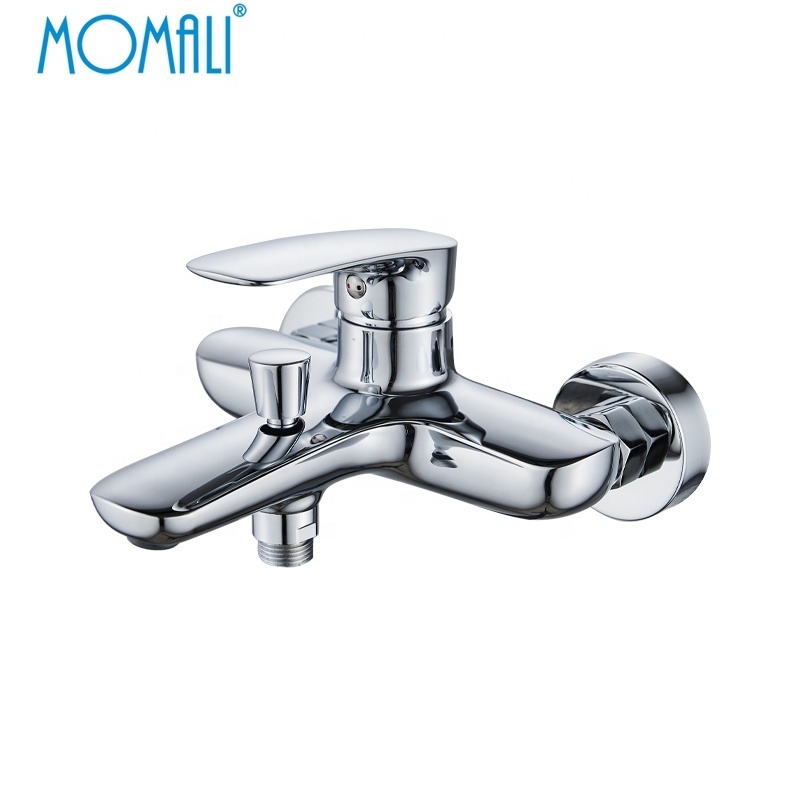 Momali Sanitary Brass Kitchen Sink Mixer Sale 2 way shower faucet high standard cheap EU CUPC ACS CE wall mounted Kitchen Faucet