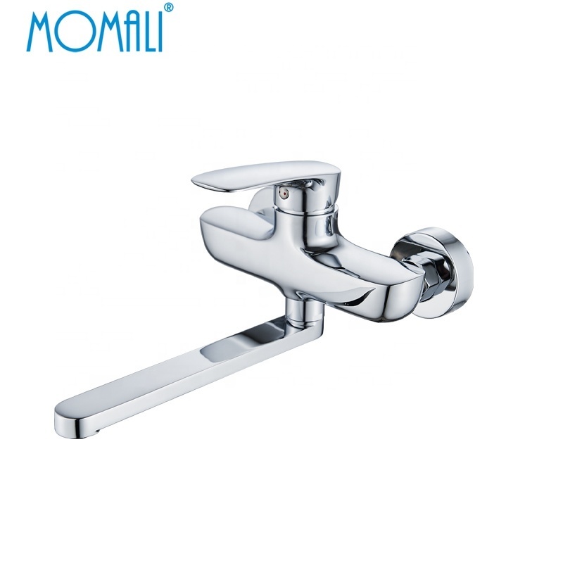 Momali Sanitary Brass Kitchen Sink Mixer Sale 2 way shower faucet high standard cheap EU CUPC ACS CE wall mounted Kitchen Faucet