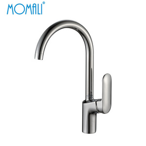 Momali stainless steel spout H59-1A brass 360 swivel single handle kitchen faucet