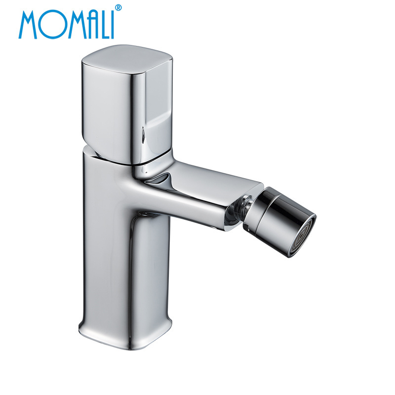 Momali new square brass health bathroom single lever toilet bidet faucet