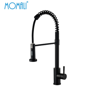 Momali adjustable flexible spring ss sus 304 stainless steel kitchen sink faucet pull out