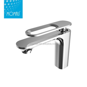 Momali Contemporary Single Handle Chrome Bathroom Basin Faucet, Lavatory Faucet Chrome