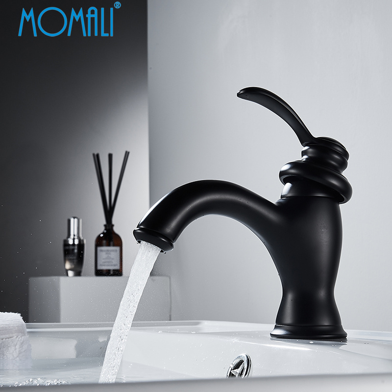 Modern Bathroom Taps Good Price brass antique luxury black bronze Basin Sink Mixer Chrome Tap Washroom Faucet