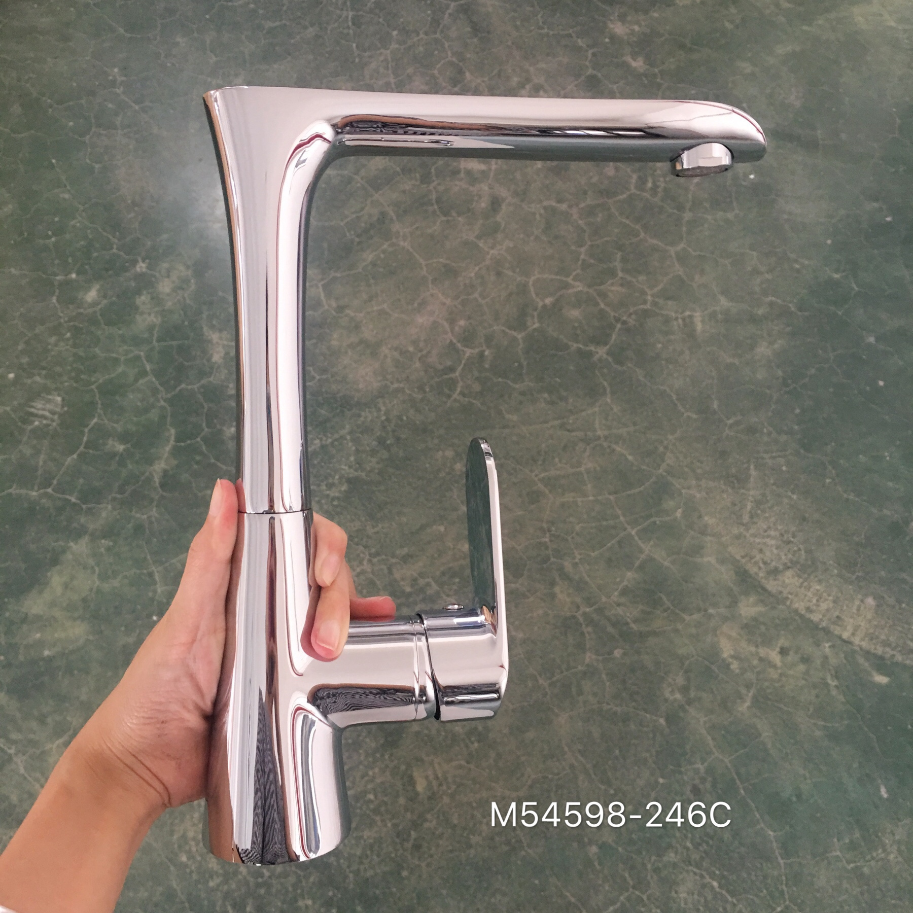 Momali Wenzhou gooseneck kitchen sink faucet brass kitchen mixer tap faucet for kitchen sink