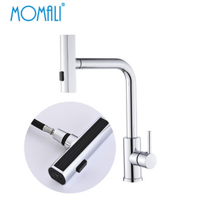 Momali sus304 Stainless steel flexible kitchen faucet pull out