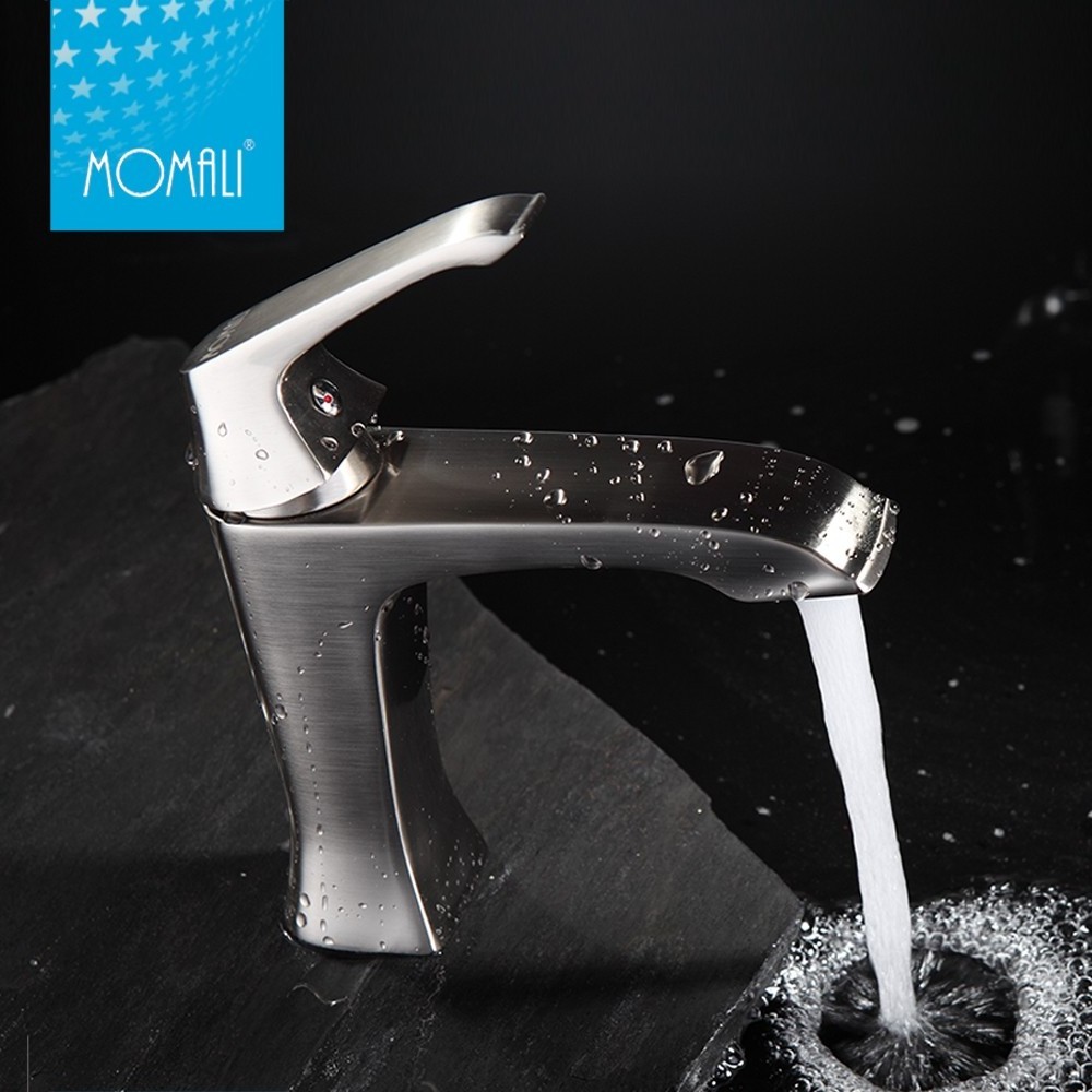 Momali Faucets Made China Hot Sale Chrome brass water mixer tap, Bathroom Basin Faucet