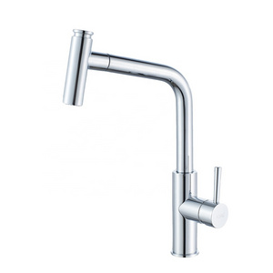 Momali Sanitary Hot Selling brass Kitchen sink spring pull out down flexible extension kitchen faucet