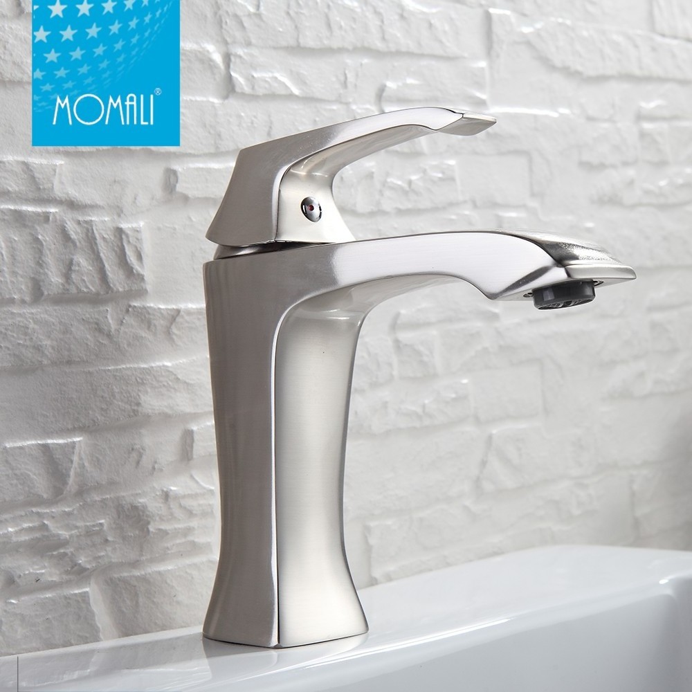 Momali Faucets Made China Hot Sale Chrome brass water mixer tap, Bathroom Basin Faucet