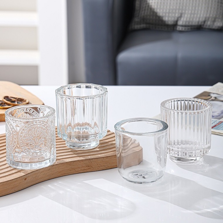 Round Clear Glass Tea Light Holder: Illuminate Your Space with Style