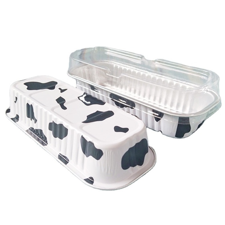 Wholesale200ML aluminum baking box special aluminum foil tin tray sushi air frying pan packing box with lid