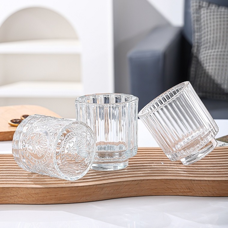 Round Clear Glass Tea Light Holder: Illuminate Your Space with Style