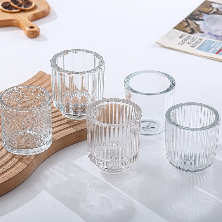 Round Clear Glass Tea Light Holder: Illuminate Your Space with Style