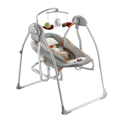 Automatic 2 in 1 Cradle Swing  With music Baby Shaker Toy High Standard Durable Baby Electric Cradle Swing Chair baby rocker