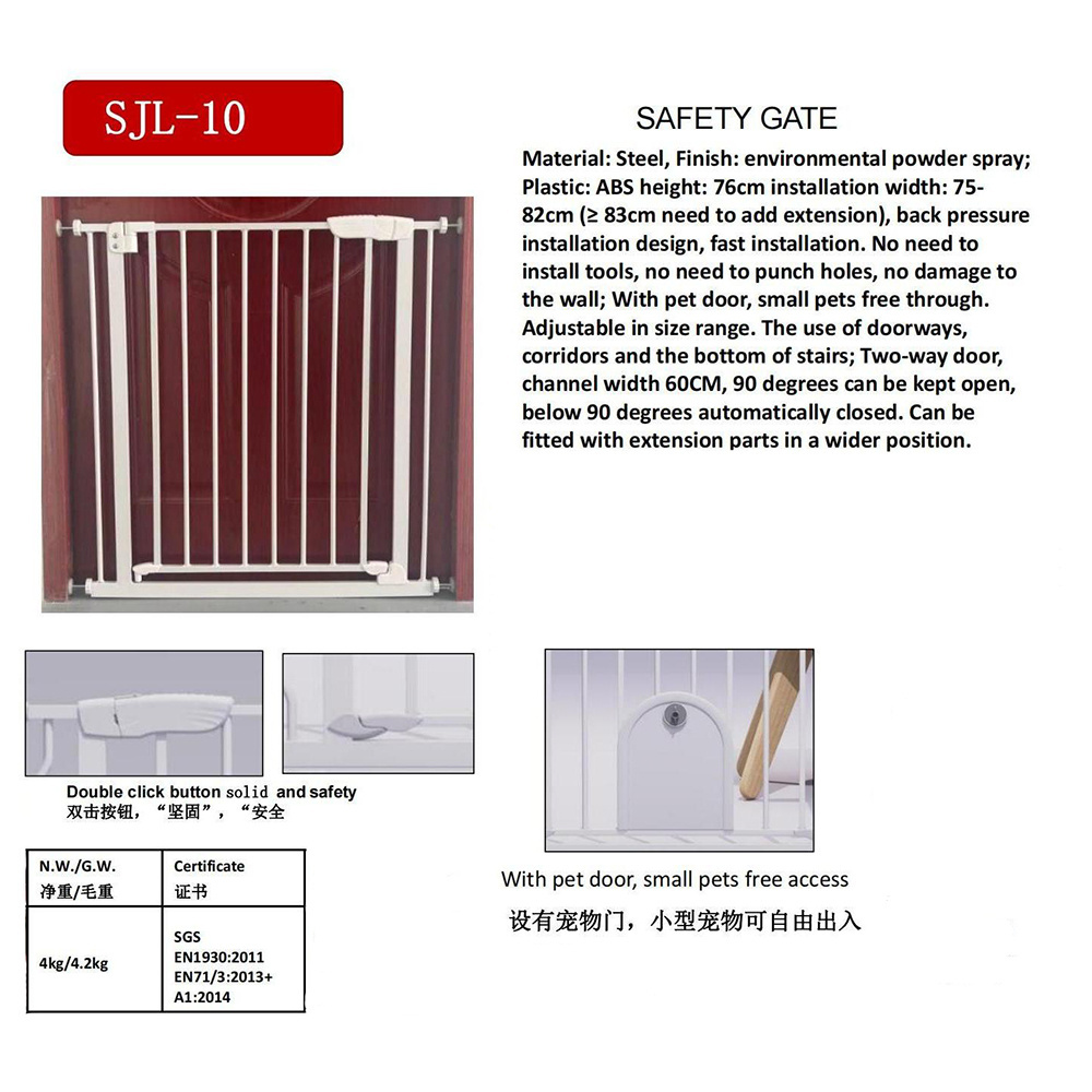 OEM 2024 Baby Safety Gate Mesh Retractable Baby Gate Customized retractable stair safety gate for baby