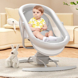 Adjustable Electric Baby Swing Bed New Design Rocker Cradle with Breathable Mesh Music  Professional Wholesale