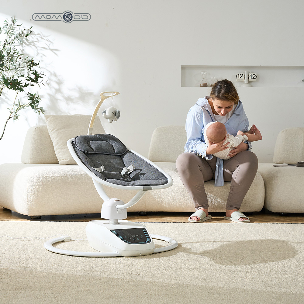 New Arrivals Electric Rocker Rocking Electric Swing Newborn Adjustable 5 Natural Sway Speed Music Baby Rocking Chair