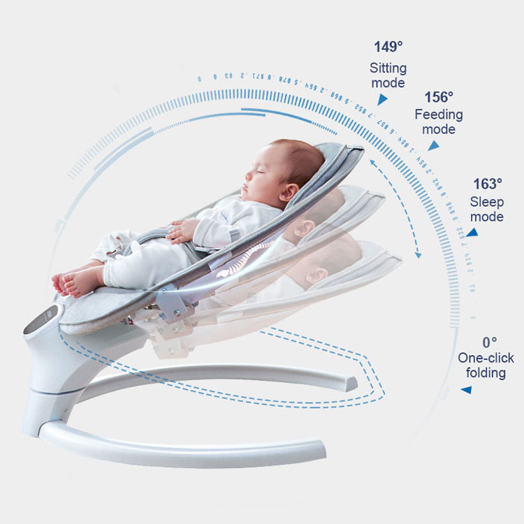 Spot Supply Natural Sway in 8 Speeds Soothe Portable Newborn Swing Comfort Cradling Baby Swing for Infants Baby Chair