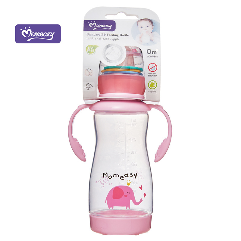 Momeasy New Design Baby 270ml/9oz Standard PP Feeding Bottle Factory Directly Supply