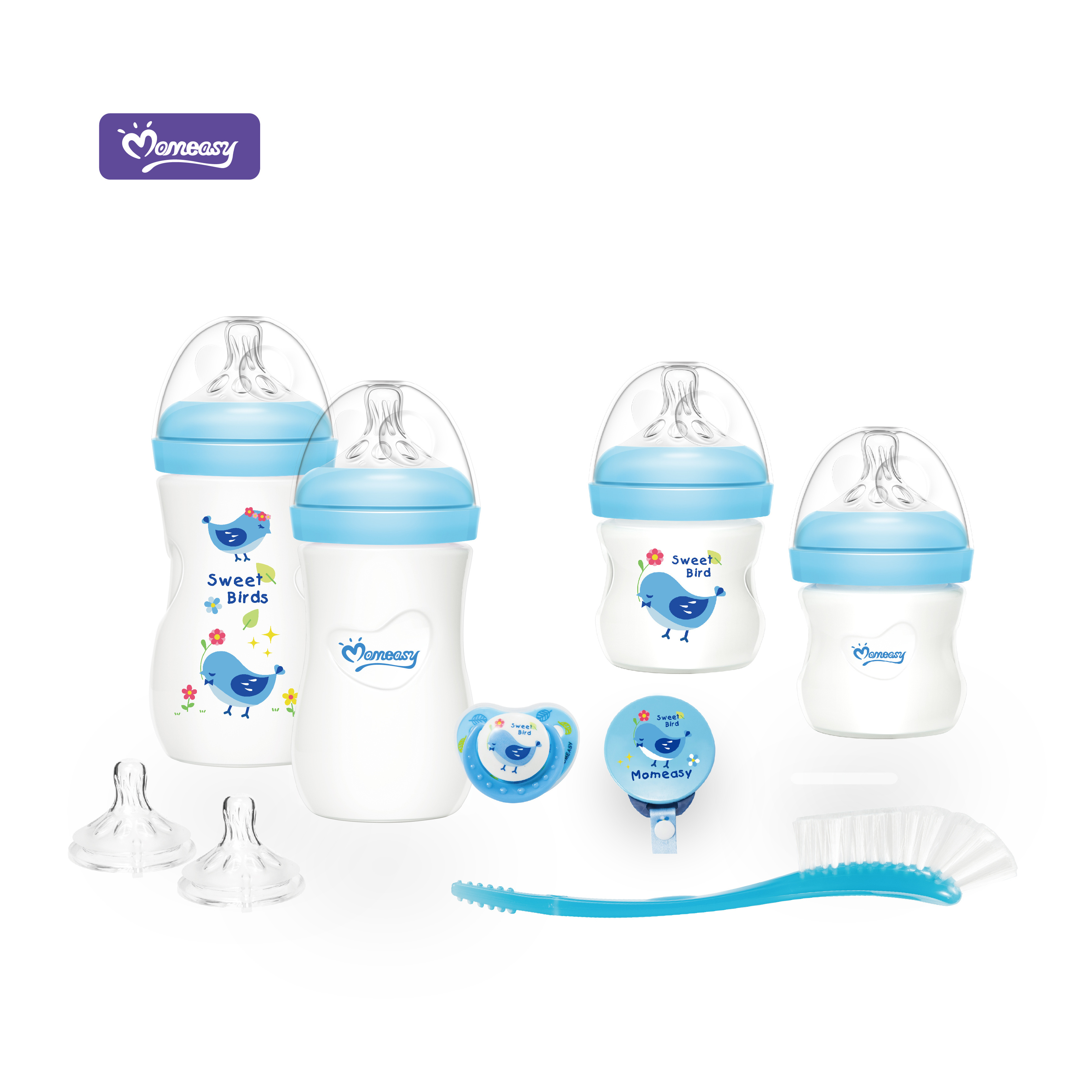 Hot Sell Baby Gift Set Feeding Bottles Eco Product Baby Supplies Feeding Bottle Set For Newborn