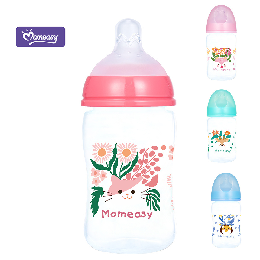 Momeasy 7oz/210ML Wide-neck PP  Feeding Bottle BPA free