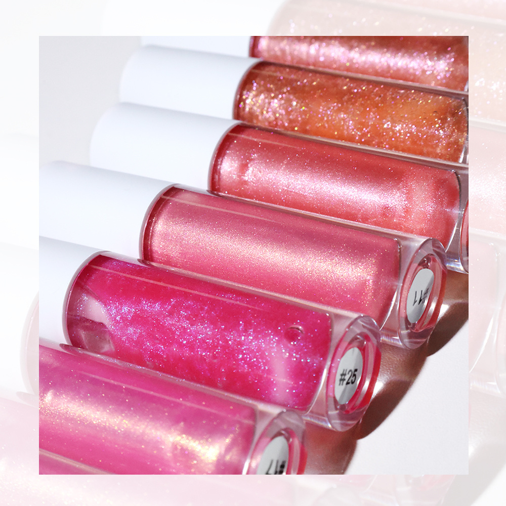 Wholesale Smooth Liquid Lipstick Vegan Cruelty Free Shiny Lip Gloss Longlasting Private Label