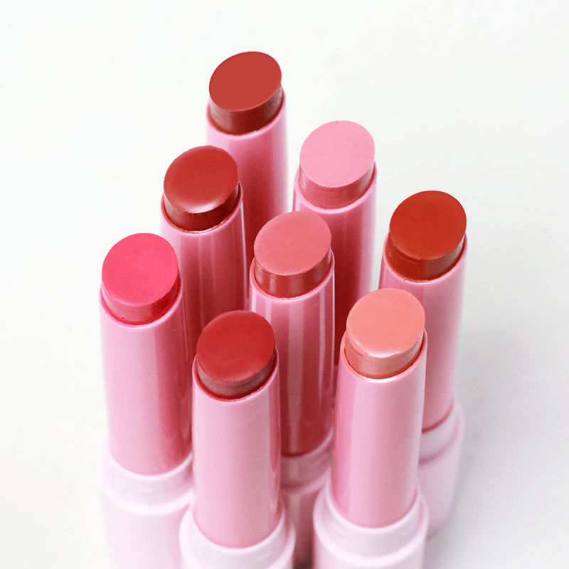 New solid moisturizing nude lipstick matte, natural mat pink makeup lipstick set supplier, cosmetic oem lipstick lip balm stick