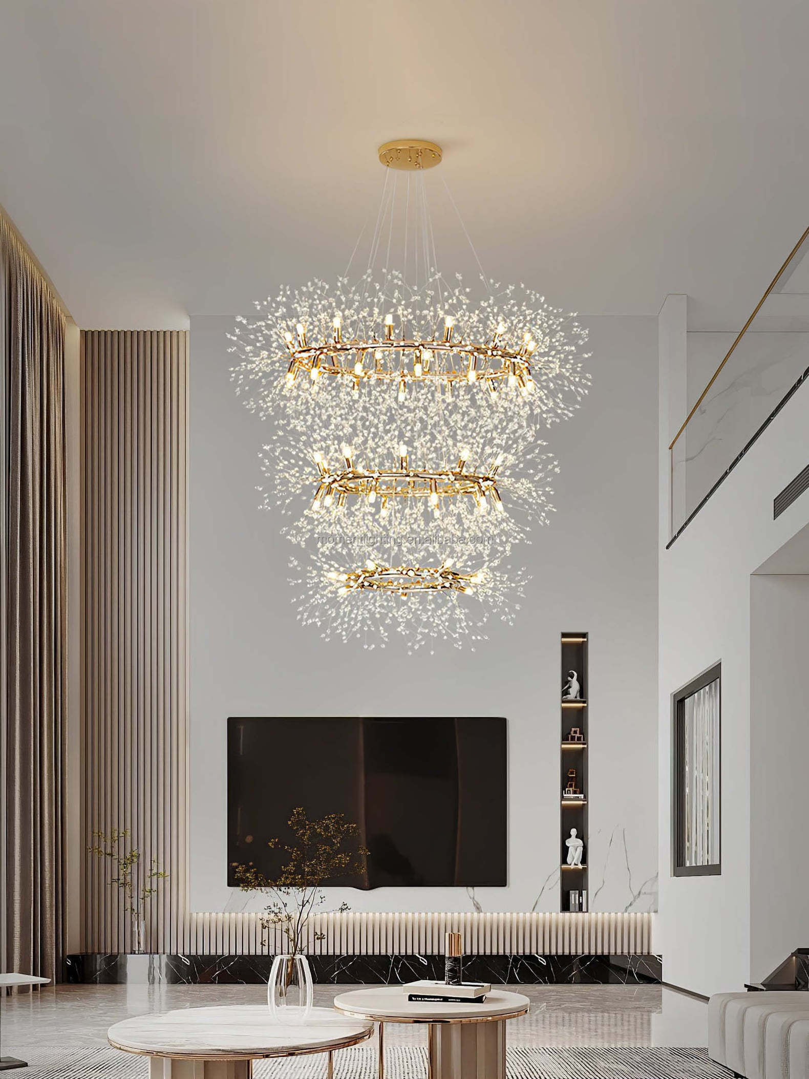 round shape hanging lamp living room luxury bedroom lamp modern chandeliers pendant lights dandelion chandelier pendant light