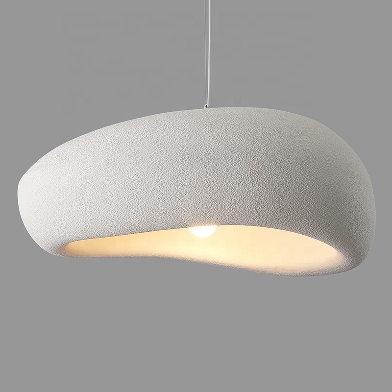 Modern Pendant Light Kitchen White Minimalist nordic art luminaire suspendu wabi sabi light lampara for dining