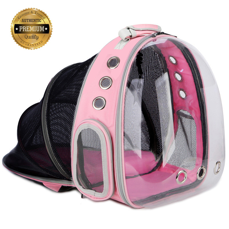 Cat Backpack Carrier Bubble Bag Space Capsule Pet Carrier for Small Dogs and Large Cats Clear Bubble Backpack for Hiking Trav