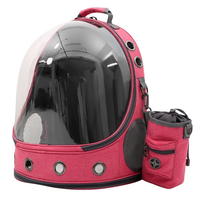 Cat Backpack Carrier Bubble Bag Space Capsule Pet Carrier for Small Dogs and Large Cats Clear Bubble Backpack for Hiking Trav