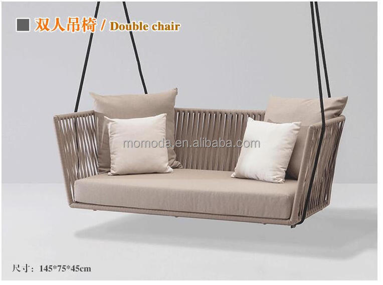 momoda Garden Furniture Rattan Balcony Swing Chair Patio Swings Hanging Chair Outdoor