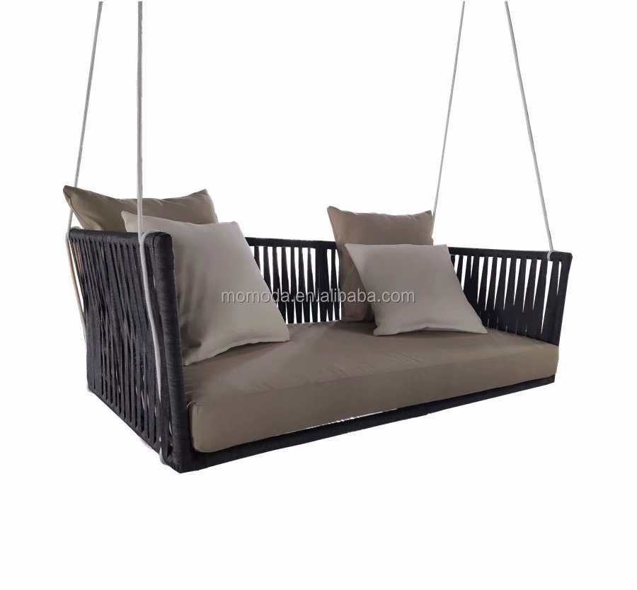 momoda Garden Furniture Rattan Balcony Swing Chair Patio Swings Hanging Chair Outdoor