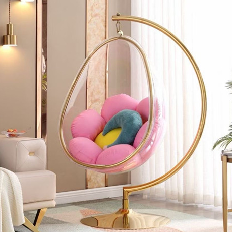 Outdoor blue plastic  Pink Black Bag Green Garden Furniture Rattan Patio Swings Hanging Egg Chair with Stand