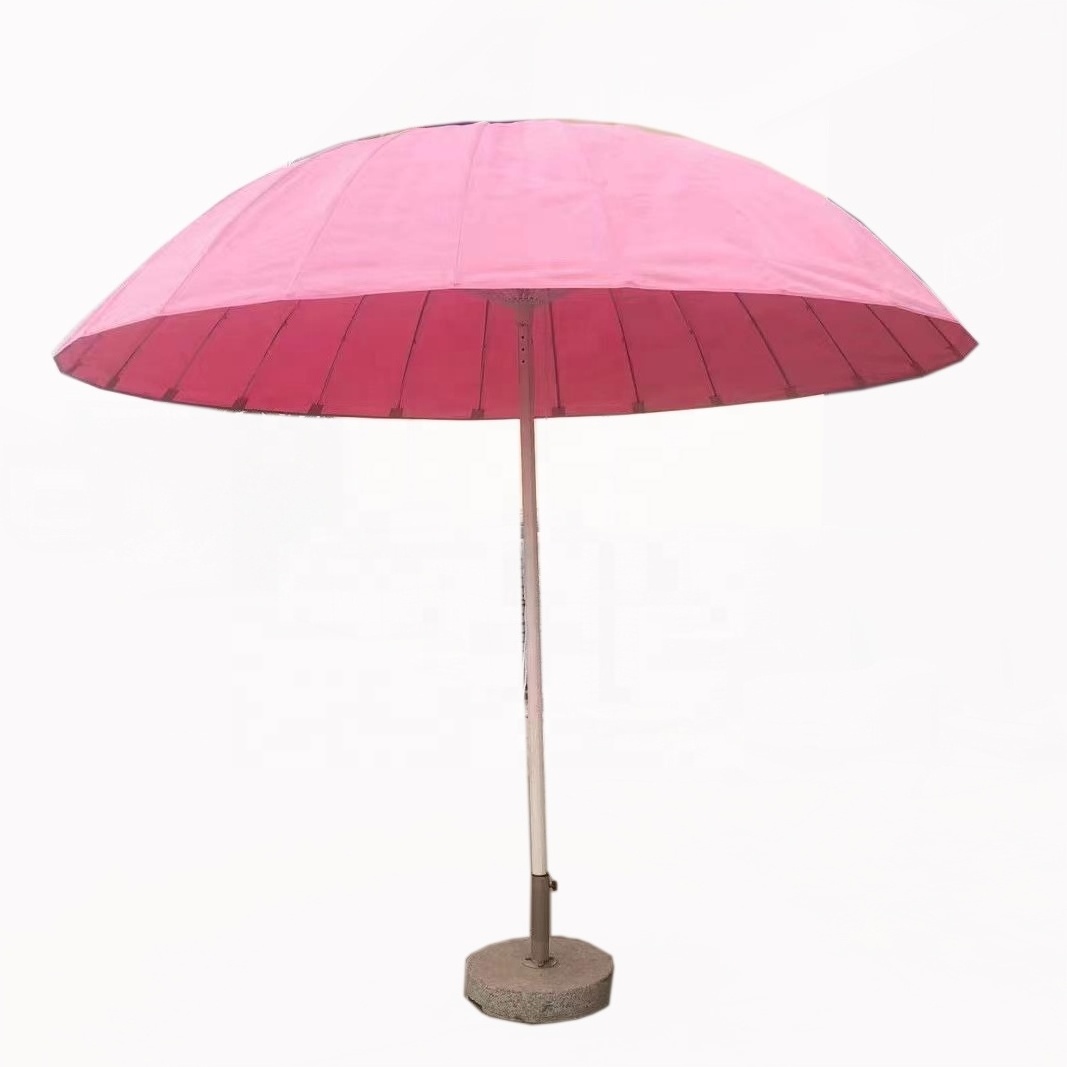 new design Sun Water poof Hanging Market Umbrellas Beach Garden pink Parasol Umbrella Patio Umbrellas