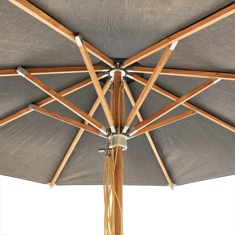 Higher Quality Waterproof Sun Umbrella Outdoor UV resistant Parasols with Plastic Water Filled or Marble Base