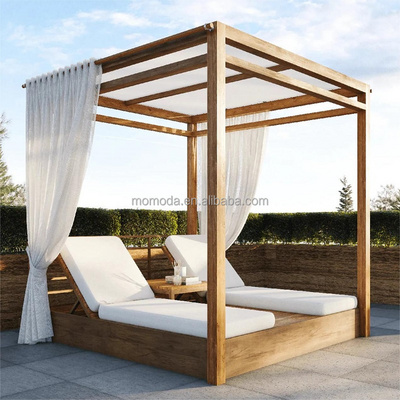 Modern outdoor daybed with canopy sales