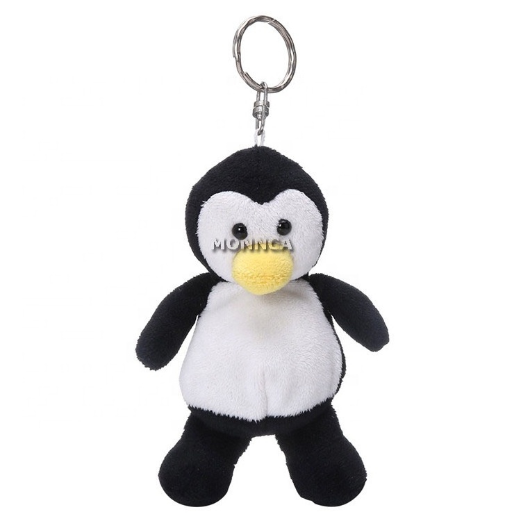 Customized 10CM Various Best Made Stuffed Animals Toys Cheap Animal Shape Plush Toy Keychain for Promotion