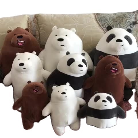 LOW MOQ Cute Panda Teddy Bear Plush Doll Toys For Kids Stuffed Animals Plush Mini Panda Bear Toy