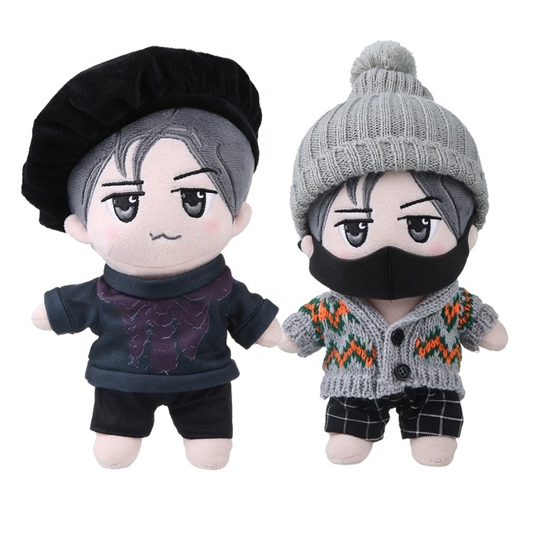 Handmade Cute Custom Plush Kpop doll Toy Wholesale Various Soft Plush Idol Doll