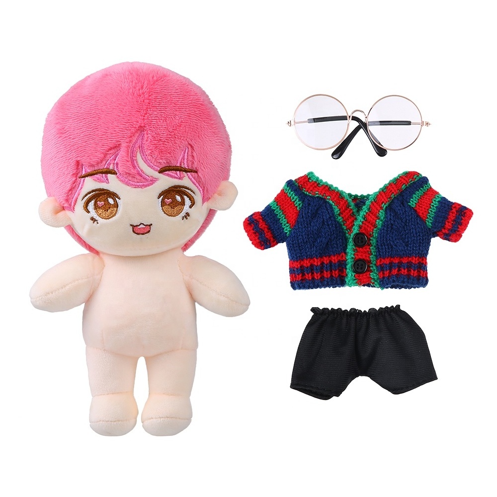 Handmade Cute Custom Plush Kpop doll Toy Wholesale Various Soft Plush Idol Doll