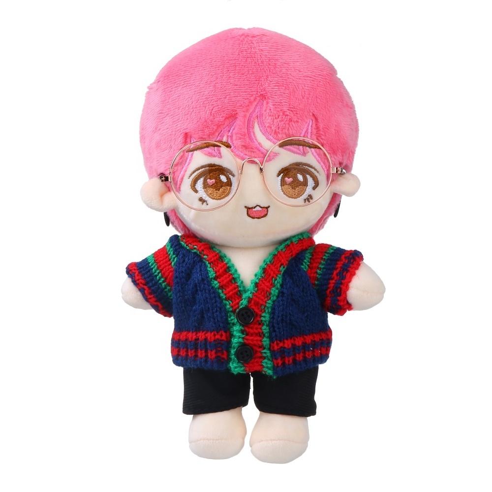 Handmade Cute Custom Plush Kpop doll Toy Wholesale Various Soft Plush Idol Doll