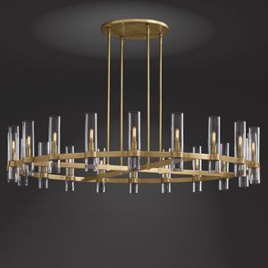 Best Price Modern Luxury Chandelier Led Ceiling Lighting American Design Glass Restoration Ravelle Pendant For Living Room