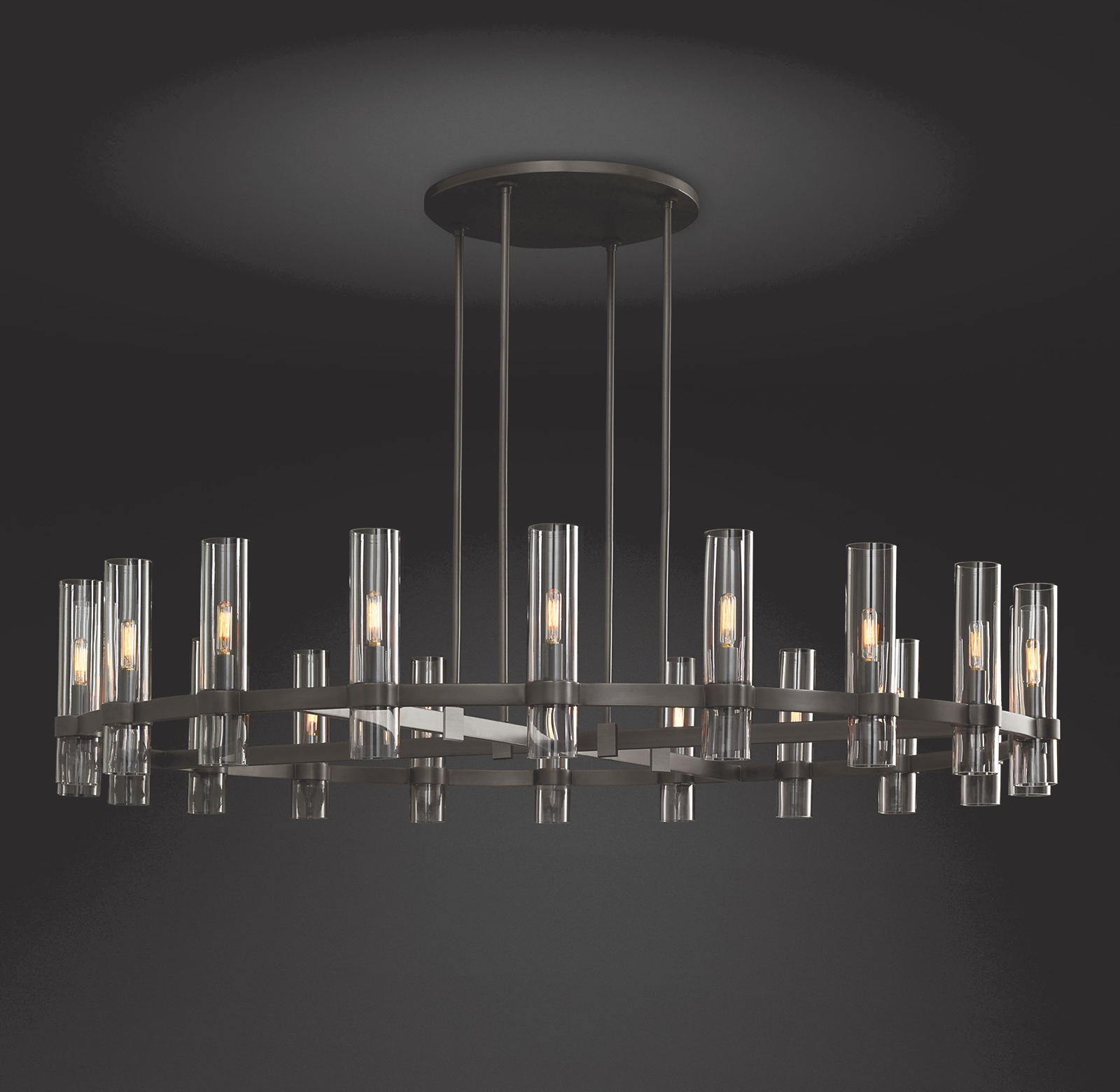 Best Price Modern Luxury Chandelier Led Ceiling Lighting American Design Glass Restoration Ravelle Pendant For Living Room